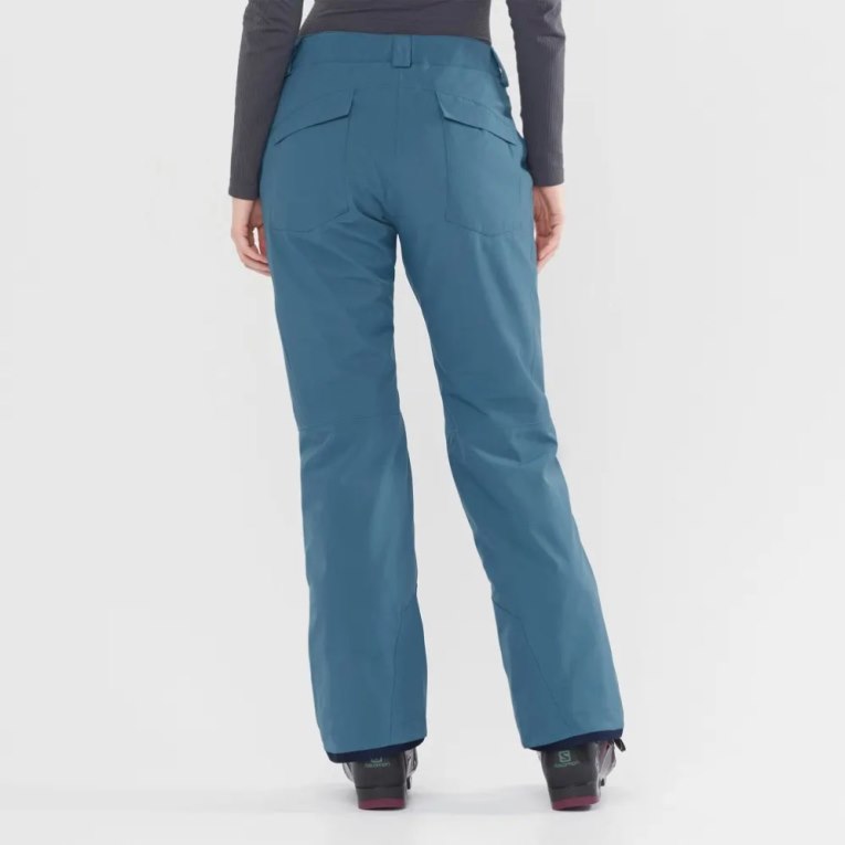 Pantalones De Esquí Salomon Edge Mujer Azules | MX QIWC317